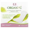 Organic Cotton Panty Liners, Small Volume, 24 Count