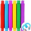 For Adult Chilren Anti Stress Pop Tubes Fidget Stress Relieve Toys Sensory Toy Squeeze Toy Plastic Bellows Kid Autism
