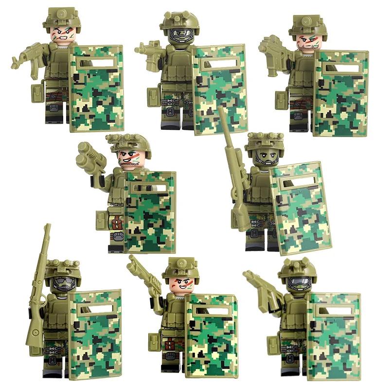 Куклы-гуманоиды, солдатики-конструкторы, мини-куклы, маленькие украшения, мультяшные персонажи, праздничные подарки для мальчиков и девочек