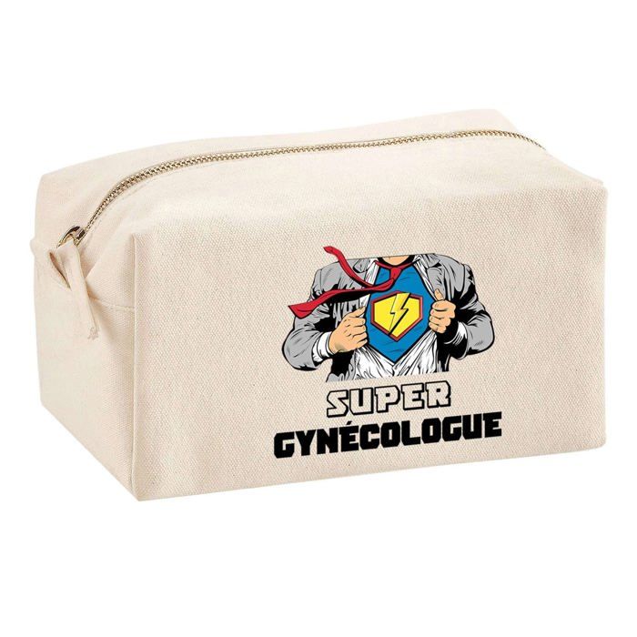 Trousse multifonction Super Gynécologue Cadeau Anniversaire Noël Collègue Idée Personnalisé | Trousse Scolaire Fournitures Bureau