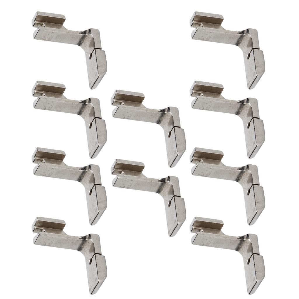 10 шт. Лапка для присборивания, нержавеющая сталь, универсальная, аксессуары для промышленных швейных машин