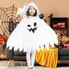 Детский плащ на Хэллоуин, эльфийское привидение, косплей, пушистый плюшевый капюшон, рукава летучей мыши, детский костюм для вечеринки в стиле «дом с привидениями», фотореквизит