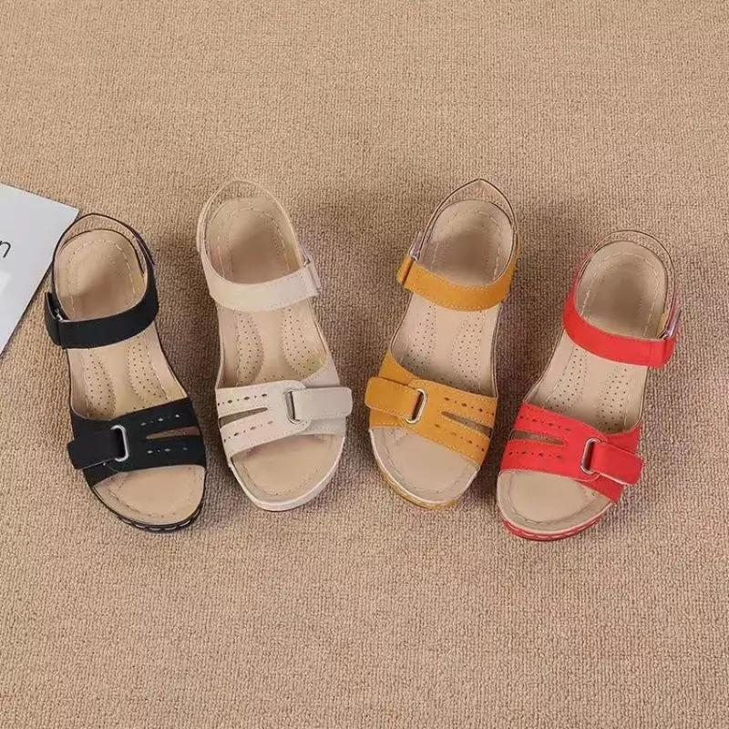 Новые сандалии, женские мягкие женские сандалии без шнуровки, прогулочная обувь с открытым носком, тапочки, женская обувь для вечеринок, Zapatillas Muje