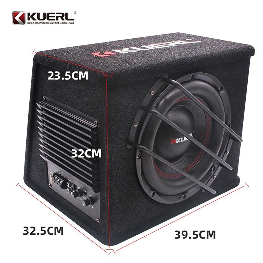 10-дюймовые автомобильные динамики высокой мощности RMS 150 Вт автомобильная стереосистема с чистым басом, утяжеленный трапециевидный автомобильный сабвуфер, модификация автомобильной аудиосистемы