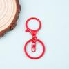 Брелок-зажим для ключей, крючок, ювелирные изделия, пряжка, соединитель, карамельный цвет, пружинная застежка для любителей рукоделия в виде брелока