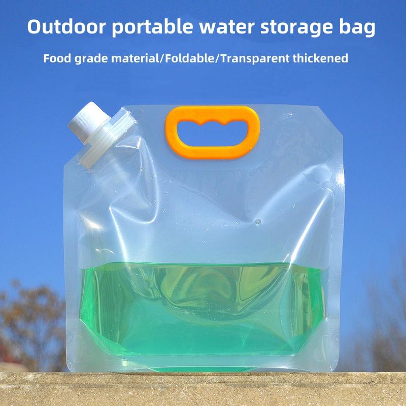 1,5/5 л портативная сумка для воды складное ведро контейнер для воды кувшин сумка для бутылки на открытом воздухе путешествия кемпинг с ручкой кемпинговые принадлежности