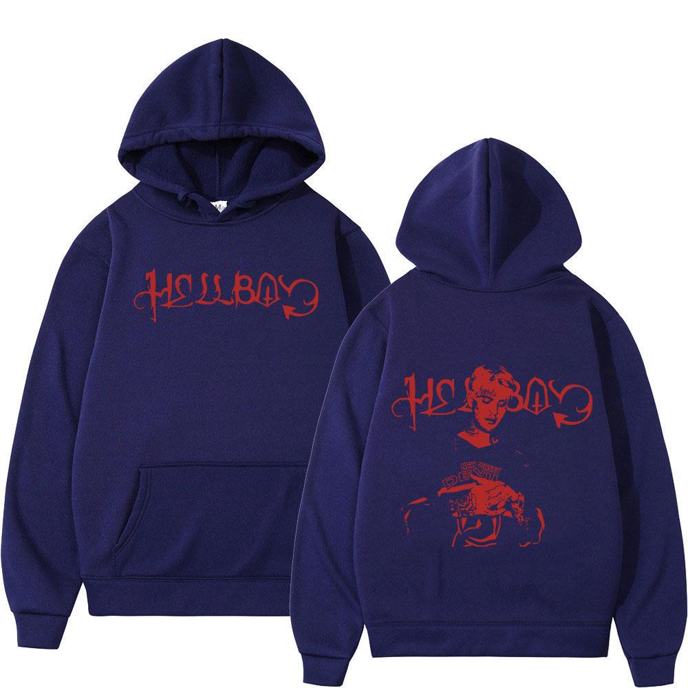 Рэп-исполнитель Lil Peep Crybaby Hellboy худи мужское и женское хип-хоп спортивная одежда повседневный готический осень и зима