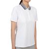 Zipore Golfwear Женская футболка с воротником и коротким рукавом g4lS23k866 Sno