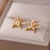 Popular Starfish Earrings for Women with a Simple, Compact and Versatile Temperament