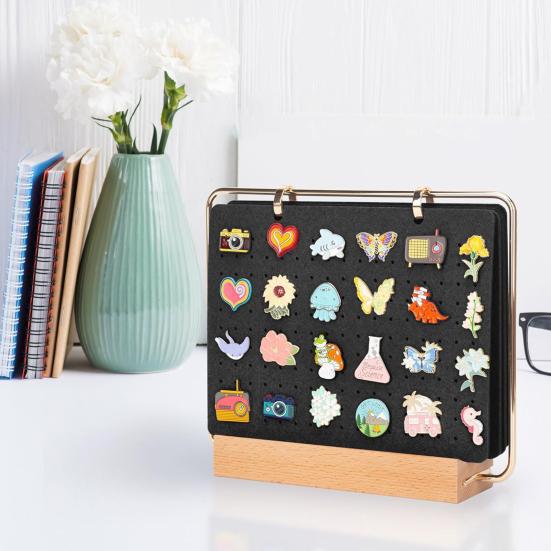 Pin Organizer Collection Brooch Pin Holder Display Storage Calendar 6 Pages