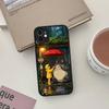 Милый Чехол-Тотторо Для iPhone 16 15 14 Plus 15 13 12 11 Pro Max X XS MAX Матовый Чехол