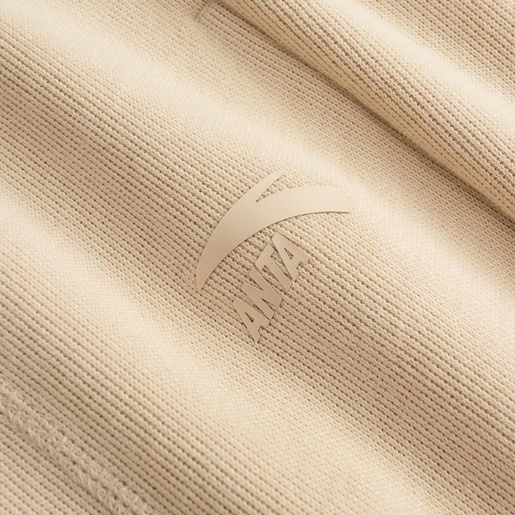 Anta Женские длинные брюки серии Lifestyle 2026 Весна Трикотажные спортивные брюки Женский низ Цвет Фасоль-Сок-Хаки 962618301-1