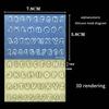 3D Буква Музыкальная Нота Число Ноготь Силиконовая Форма Сделай Сам Инструменты для Украшения Ногтей Шаблоны для Ногтей Инструмент для Дизайна Маникюра Принадлежности
