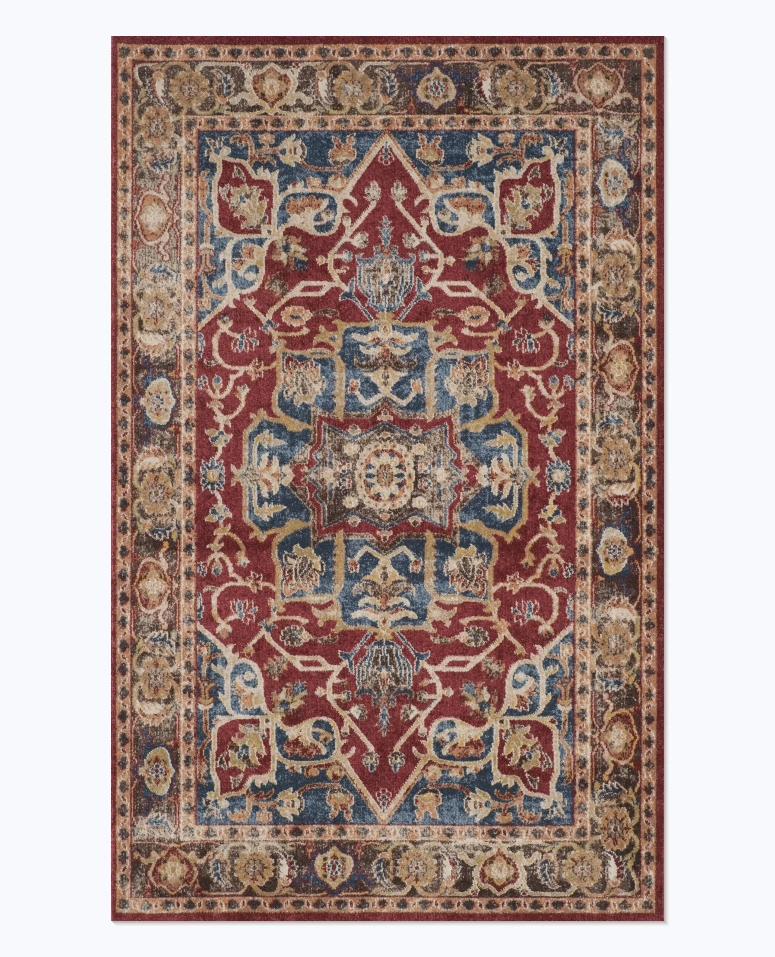 Retro Non Slip Washable Large Area Rug For Bedroom Living Room Soft Comfortable Home Decor Floor Mat