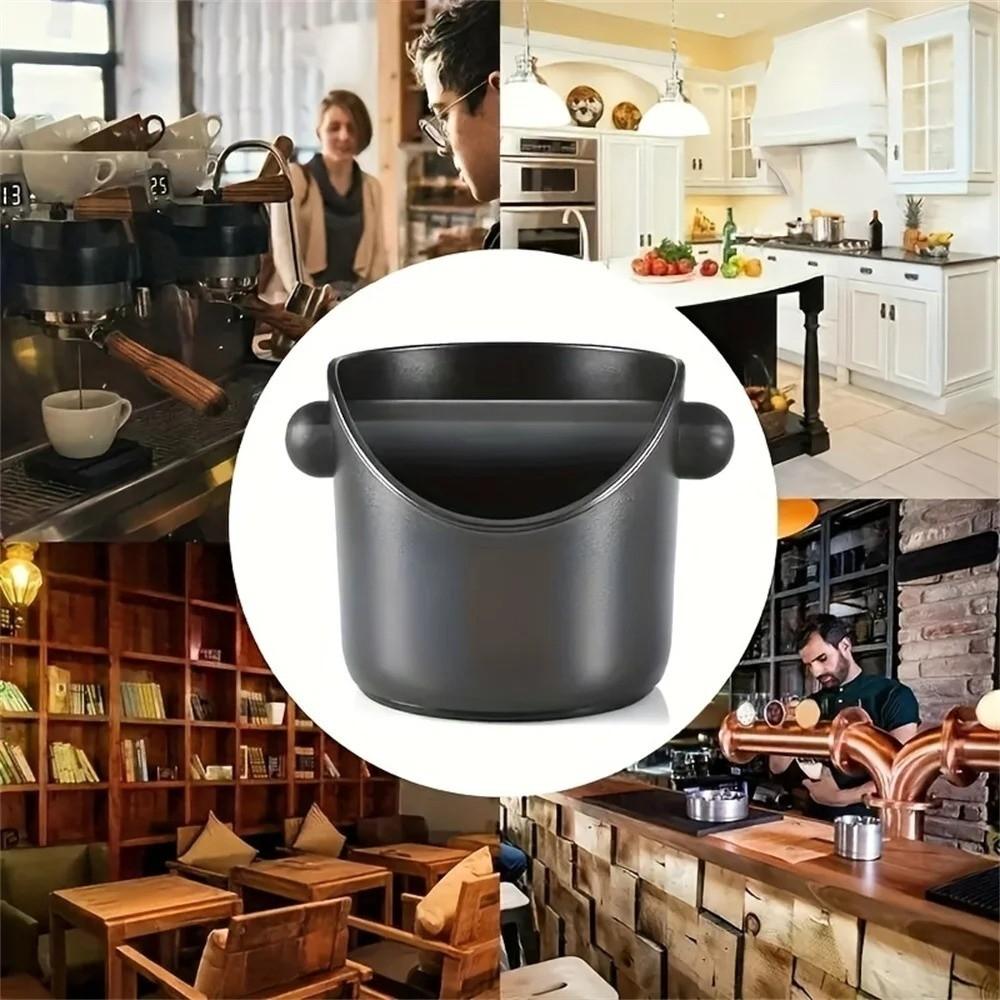 Creative Coffee Grounds Storage Bucket Splash-proof Espresso Dump Bin Desktop Storage Box