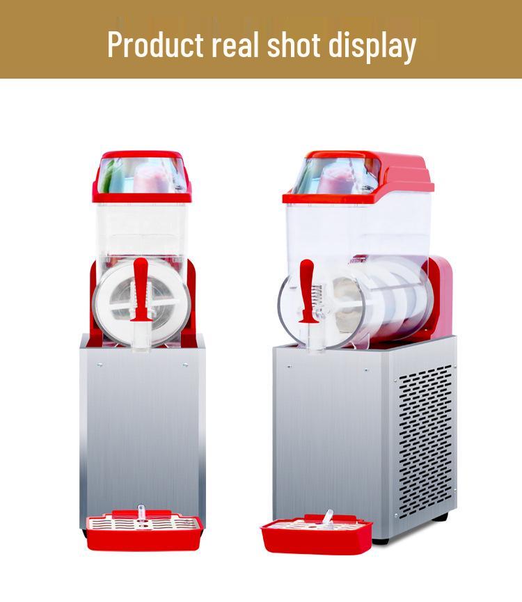 Commercial Multi-Cylinder Slush and Smoothie Machine for Cold Drinks and Juice