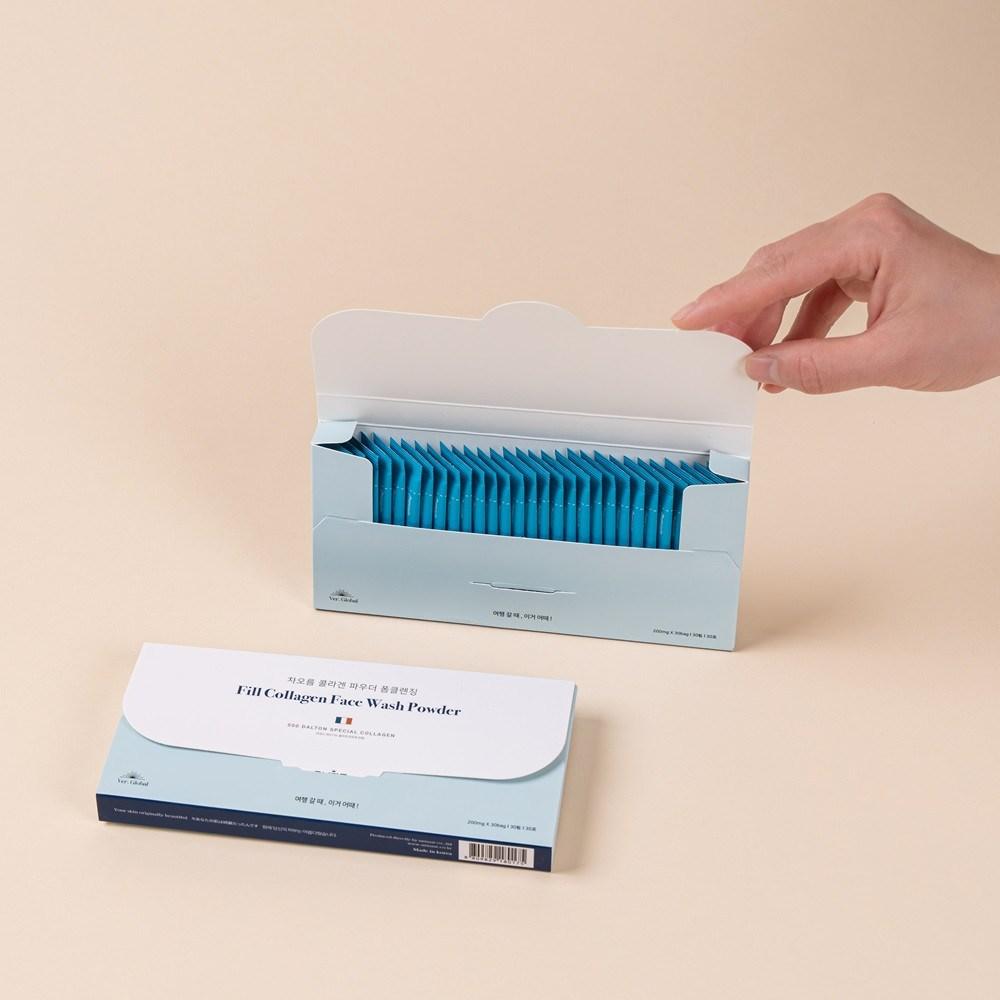 Unizar Chaorum Collagen Cleansing Powder Enzyme Face Wash Foam Cleansing, 1 коробка, 6 г