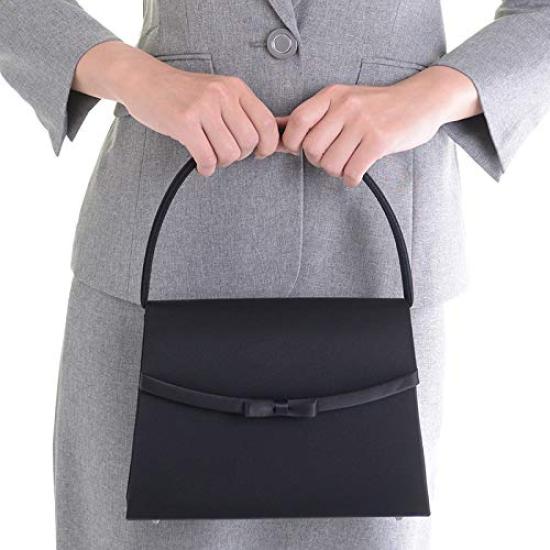 Aurora Black Formal Bag, Water-Repellent, with Layered Black Ribbon, Perfect for Weddings, Funerals, Entrance Ceremonies, Graduations, and Other
