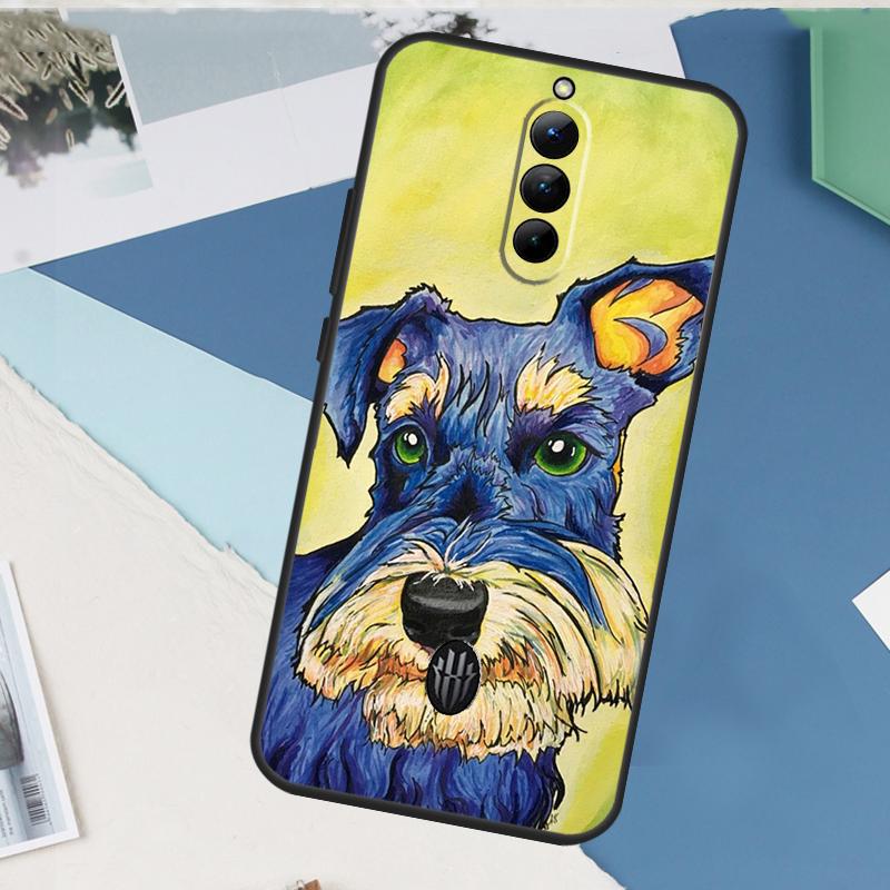 Miniature Schnauzer dog art Case For ZTE Nubia Red Magic 8S 9S 10S 10 9 8 11 Pro Plus 6 7 6S 7S Pro 5G 6R 10 Air Cover