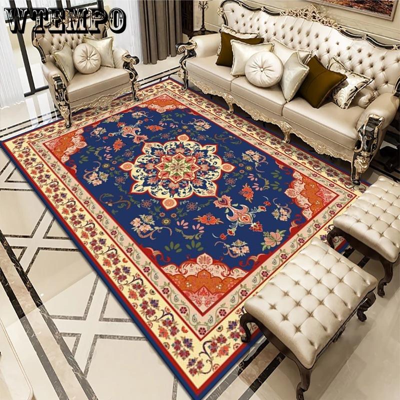 Ковер в этническом стиле для гостиной, журнальный столик, ковер большой площади, для спальни, в богемном стиле в стиле ретро, коврик для пола, коврик для пола