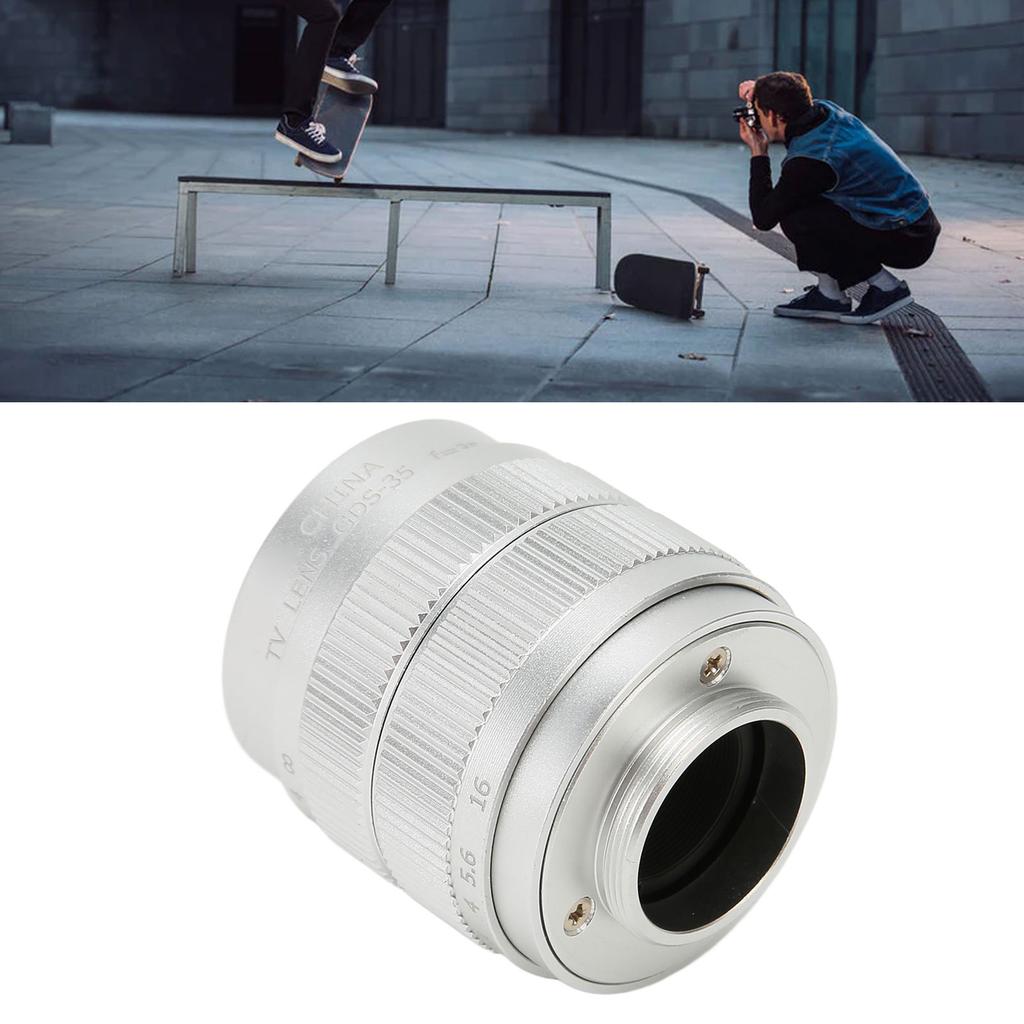 35мм 2/3 Ручная Объектив F1.7 Большая Диафрагма Фиксированный Телекинообъектив для Беззеркальной Камеры с Креплением C