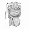 Resin Plant Pot Candle Holder Storage Can Pretty Girl Desktop Ornaments  Garden Pots