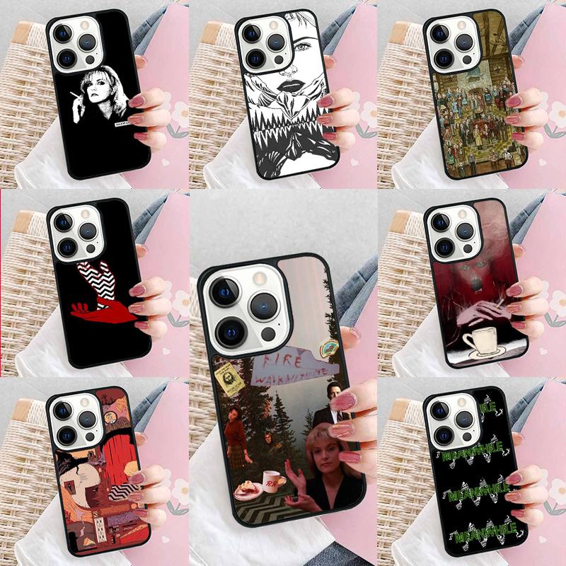 Twin Peaks Meanwhile Phone Case For iPhone 17 Air 15 16e 14 13 Pro Max Coque 12 11 Pro Max PLUS cover