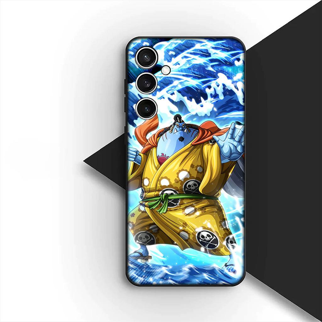 for Samsung Galaxy S10 S8 S9 Plus A33 A34 A31 70 A71 A72 Note 20 9 8 S10E Phone Case One Pieces Luffy Roronoa Zoro Jinbe Sanji