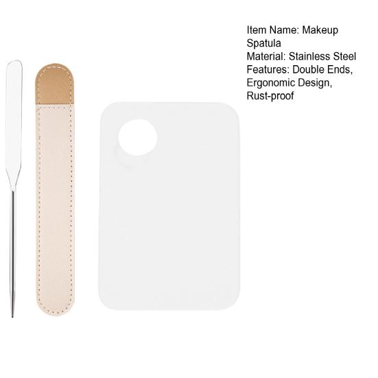 Долговечный скребок для жидкой основы с палитрой с гладкими краями, многофункциональный