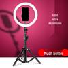 Multifunctional Floor-Standing Phone Tripod with Fill Light & Beauty Filter for Live Streaming