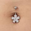 Stainless Steel Navel Ring Crystal Body Piercing Jewelry Belly Button Rings  For Women