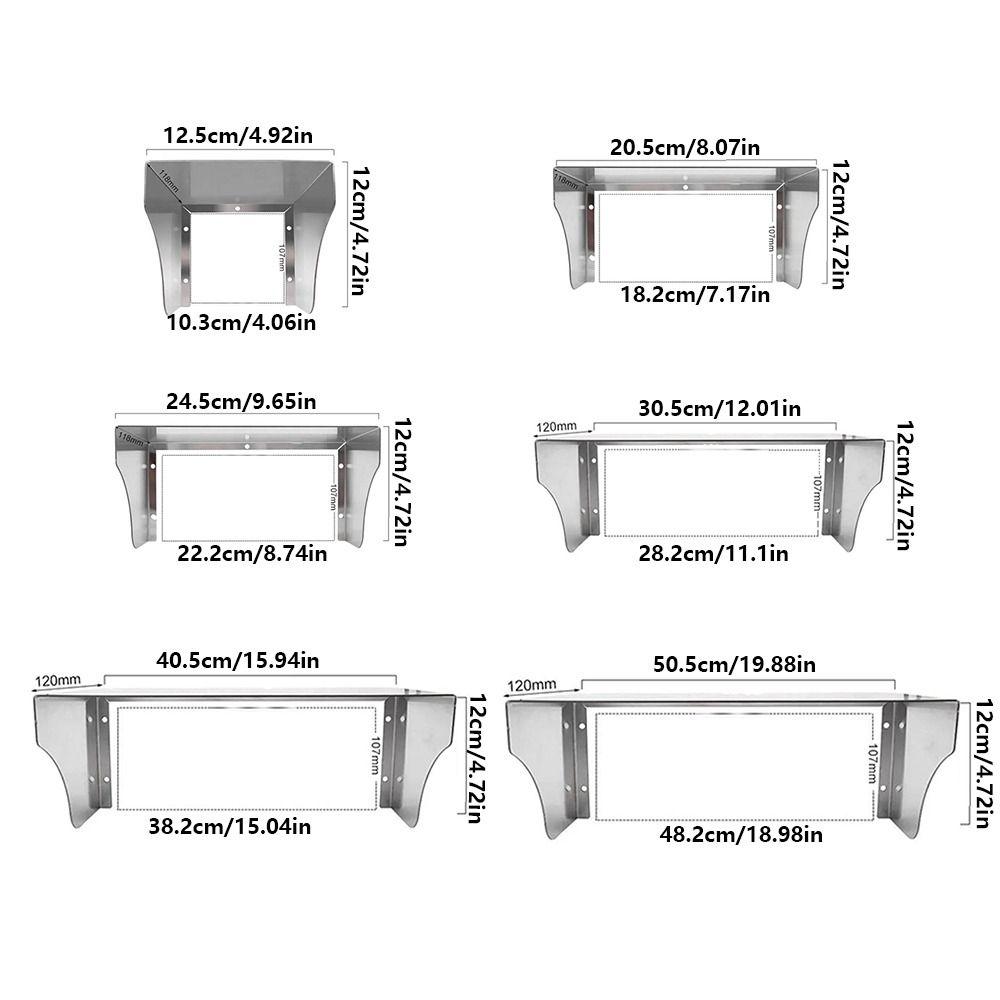 Waterproof Socket Cover Stainless Steel Outdoor Switch Protection  Household Items