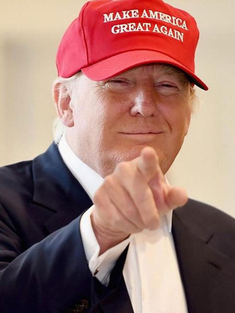 Кепка Дональда Трампа Кепка Сделай Америку снова великой Кепка Республиканской партии GOP Регулируемая бейсболка с сеткой Патриотическая кепка Трамп в президенты I6S7