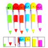6 Pcs Cute Smiling Face Pill Ball Point Pen Telescopic Vitamin Capsule Ballpen