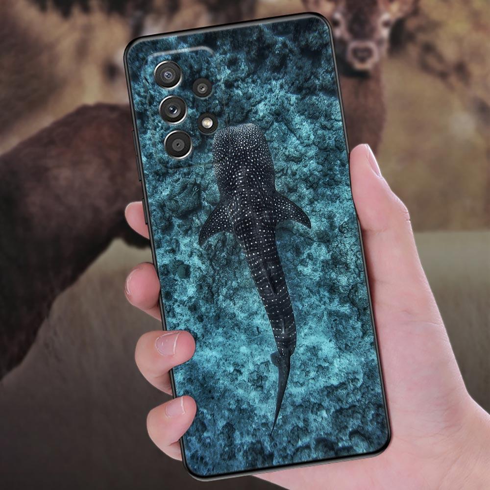 Whale Shark Ocean Phone Cover Galaxy A55 5G Case For Samsung A35 A34 A53 A54 A52 A51 A71 A73 A72 A42 A91 A31 A32 A33 Back Cases