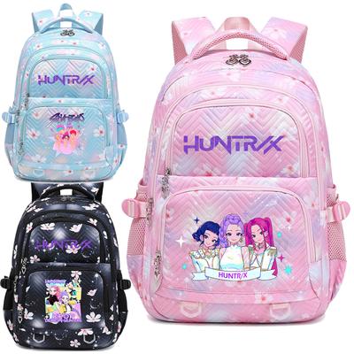 KPop Рюкзак Охотника на демонов Huntrix Студенческий Подростковый Школьный Рюкзак Зои Руми Мира Саджа Мальчики Девочки Дорожный Рюкзак