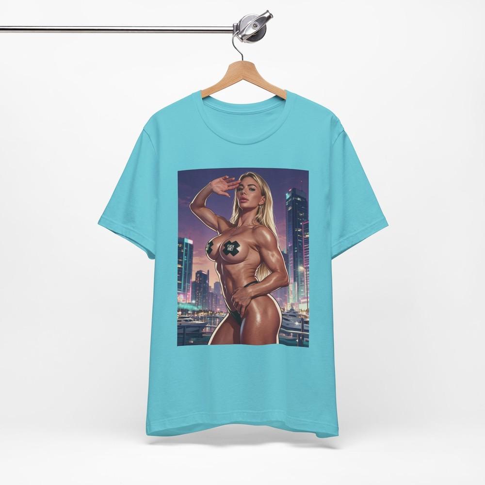 Denise Anders Bikini Pinup T-Shirt | GTA 6 Graphic Streetwear Print Tee