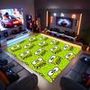 1pc Sanrio3 Print Area Rug - Soft, Washable Non-Slip Indoor Mat for Office Chairs, Living Room, Home Office Decorative Rug