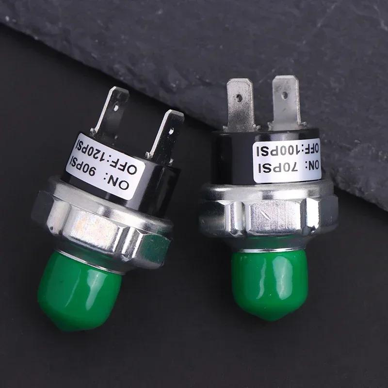 70-100/90-120PSI Реле давления воздушного компрессора 1/4" NPT 12В/24В Для сигнала поезда Воздушный насос Контроллер реле давления Замена