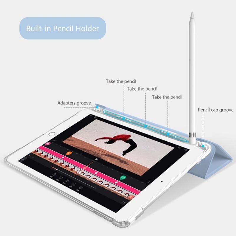 Для iPad 2022 10th 10.9 чехол Новый мультяшный милый медведь с рисунком iPad тройной чехол для iPad Air4 Air5 10.9 2021 9th 8th 7th 10.2 с подставкой для карандашей