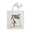 Kawaii Cat Tote Сумки Для Женщин Холщовые Сумки Большой Емкости Женский Покупатель Сумка Сумки На Ремне Симпатичные Аниме Покупки Хлопковая Сумка