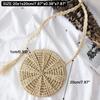 Square Round Mulit Style Straw Bag Handbags Women Summer Rattan Bag Handmade Woven Beach Circle Bohemia Handbag New Fashion