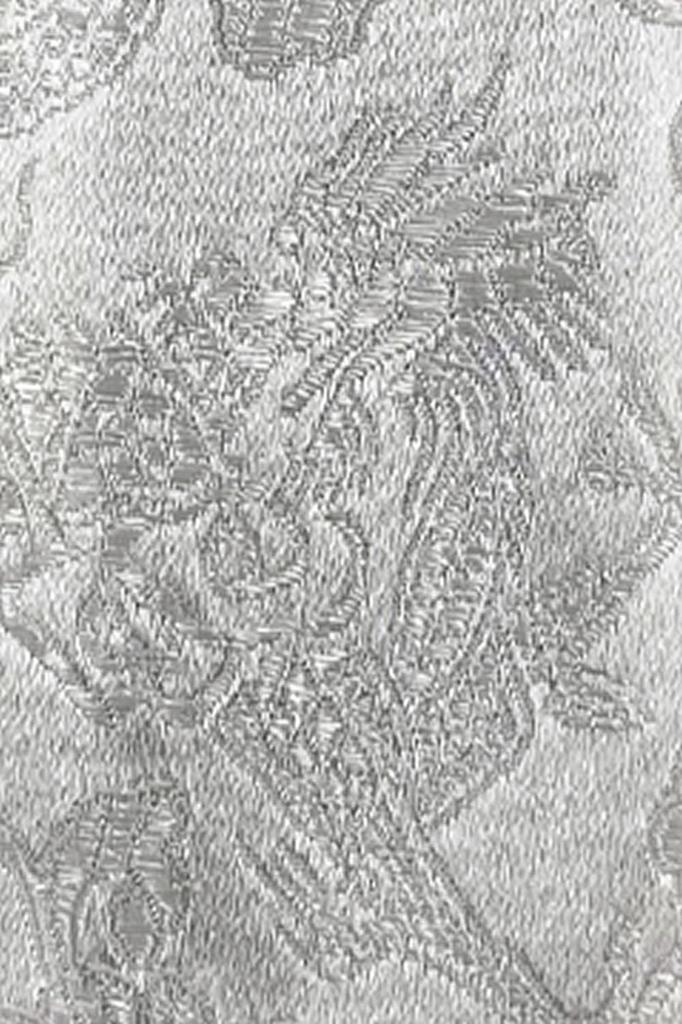 Spice Note Dragons Flowers Guitar Jacquard Made In Total Length & Strap, Fabric, Japan, 820mm-1450mm, Platinum, ES-PJ50DF/PLT