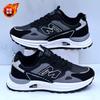 Dad shoes men's shoes leather sneakers men's 2026 new non-slip waterproof casual shoes lightweight shock-absorbing running shoes
