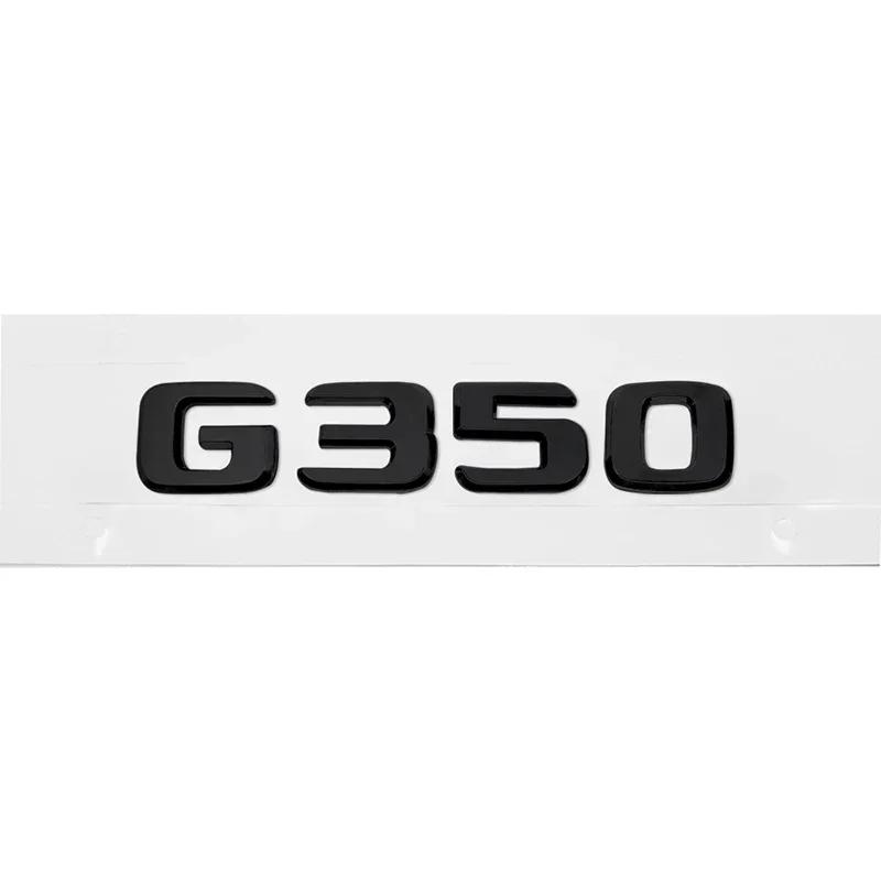 QGP3 3D Letters Car Tail Box Emblem Rear Trunk Sticker Badge for Mercedes Benz G36 G63 G65 G200 G230 G300 G350 G500 G550 G Class