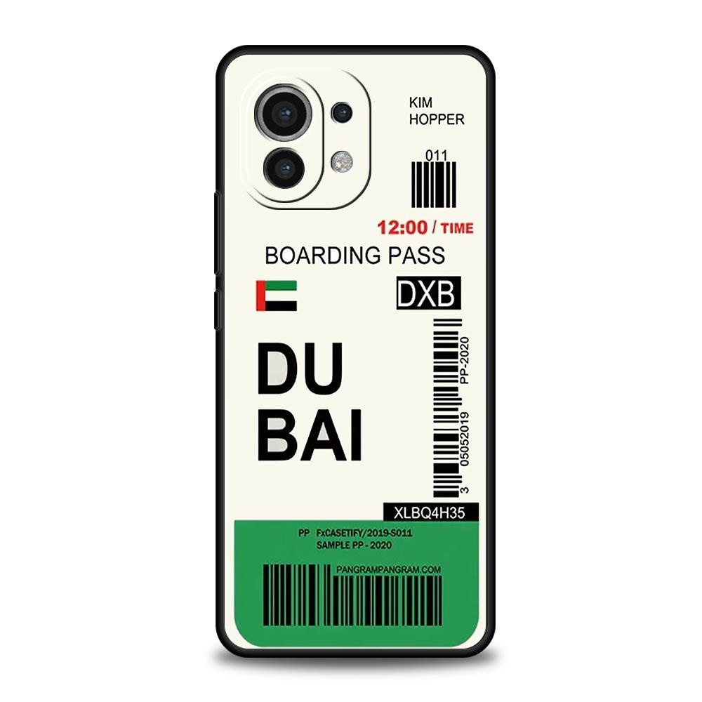 Чехол-билет на путешествие по городам мира New York для Xiaomi 14 13T 12T Pro 12 13 11 Ultra Mi Note 10 Lite 10T 5G Pro 11i 9T