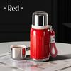 316 Stainless Steel Vacuum Flask – 300ml/420ml Travel Thermos Bottle with Dual Lids for Coffee & Ice Water