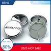 WEARB1 GLC GLA W204 W205 4pcs 75mm Silver Car Tire Wheel Center Cover Car Hubcaps For Mercedes Benz AMG A B R G Class GLK GLA C200 E200