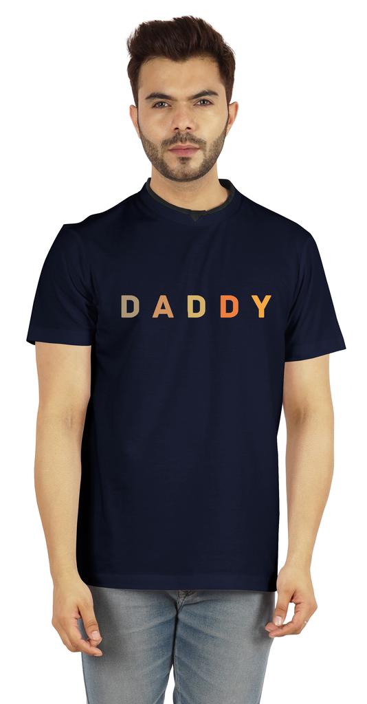 Inkmeso Мужская футболка с круглым вырезом и V-образным вырезом с надписью Daddy Tshirt For Dads Jersey