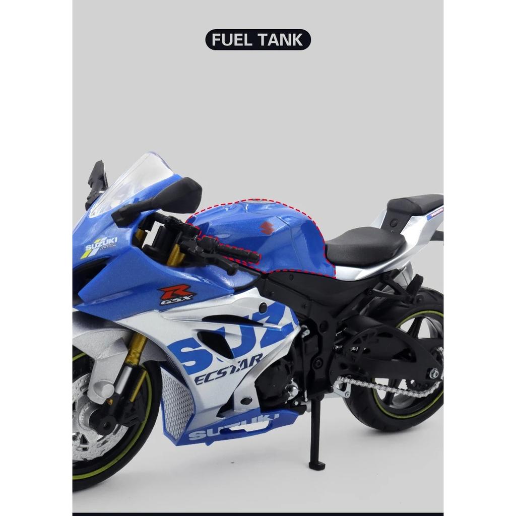 1/12 Suzuki GSX-R1000R литой гоночный мотоцикл модель имитация литой металл уличный спортивный мотоцикл модель коллекция детский подарок